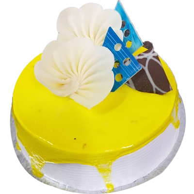 "Round shape Pineapple Cake -1 Kg - Click here to View more details about this Product